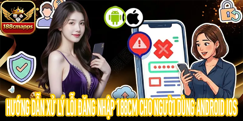Các bước giải quyết lỗi đăng nhập 188CM hiệu quả và nhanh chóng