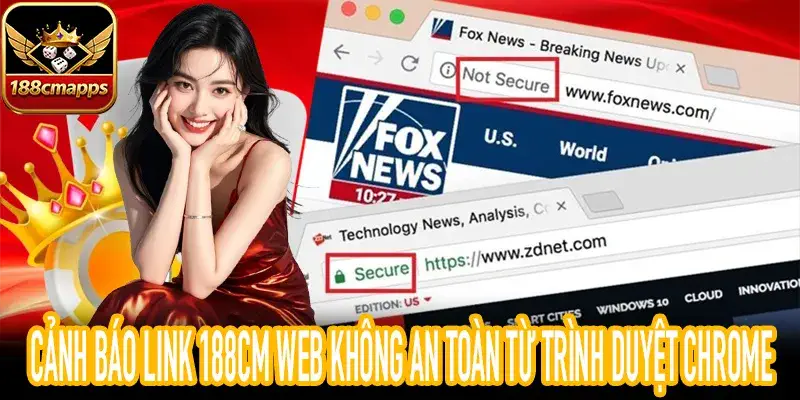 Cách xử lý khi thấy Link 188CM Web không an toàn để tránh bị lừa